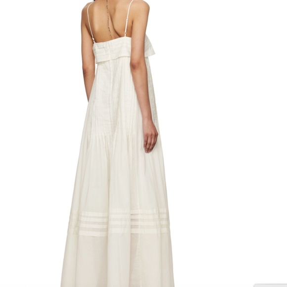 STAUD OFF WHITE MAXI DRESS NWT - Picture 5 of 8